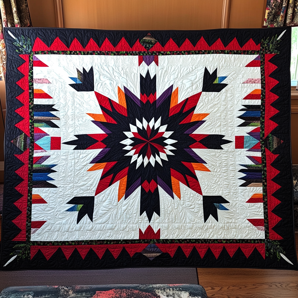 Native American TAI091024059 Quilt Blanket