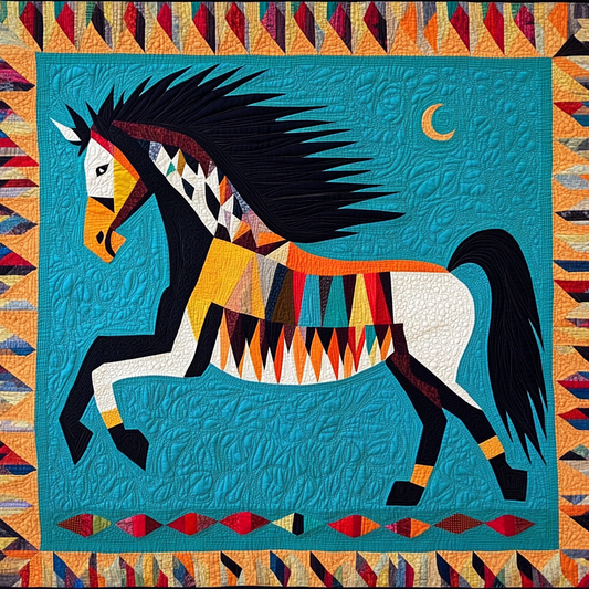 Native American Horse DAI040924263 Quilt Blanket