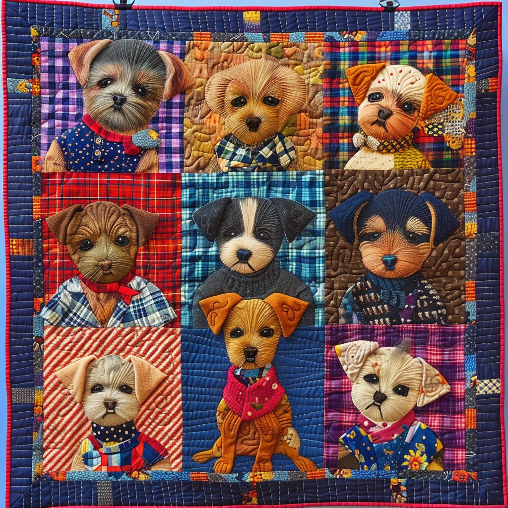 Puppies TAI240424042 Quilt Blanket