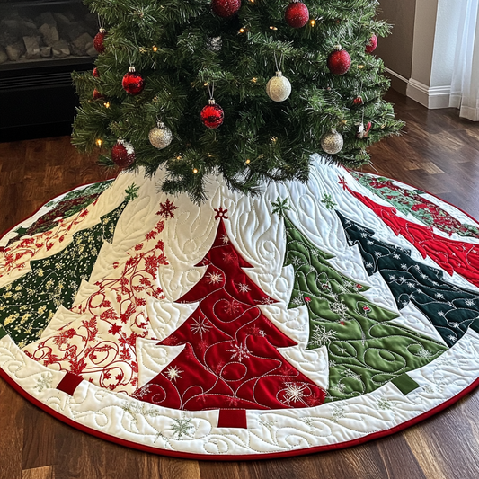 Christmas Tree TAI041024067 Quilted Tree Skirt