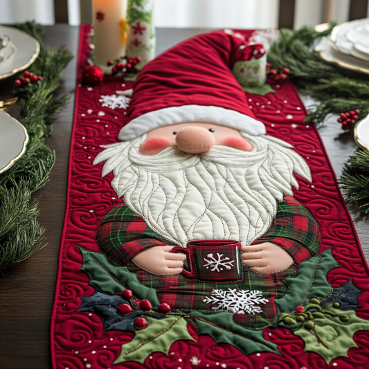 Christmas Gnome TAI141124265 Quilted Table Runner