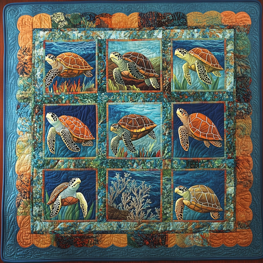 Sea Turtle TAI141124471 Quilt Blanket