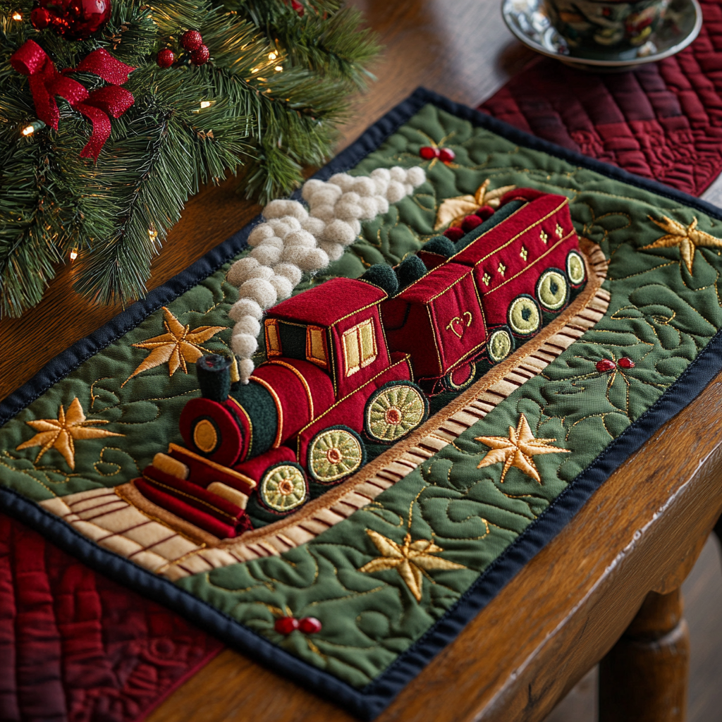 Christmas Train DAI141124575 Quilted Placemats