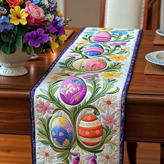 Easter Egg DAI190225286 Quilted Table Runner