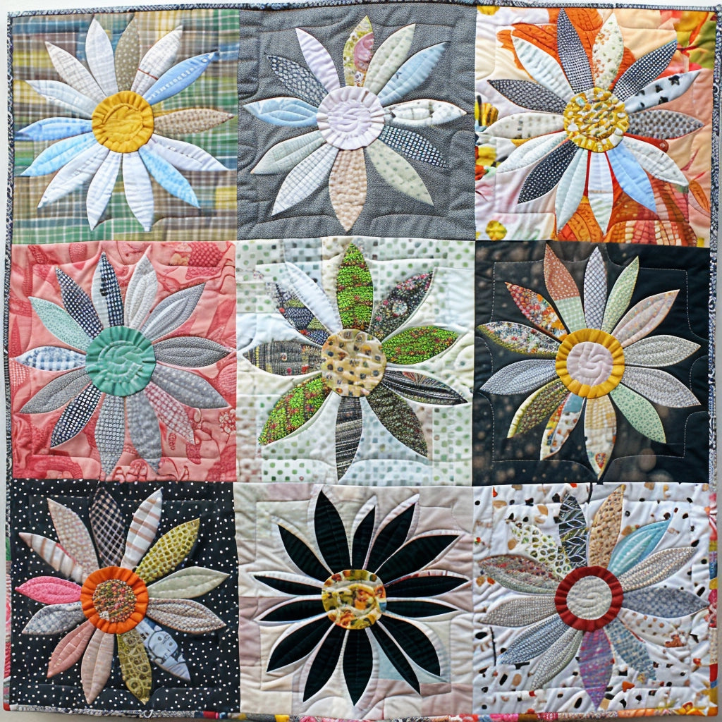 Daisy Flower TAI030524074 Quilt Blanket