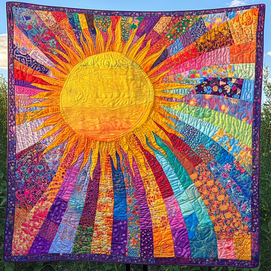 Hippie Sun TAI021024290 Quilt Blanket