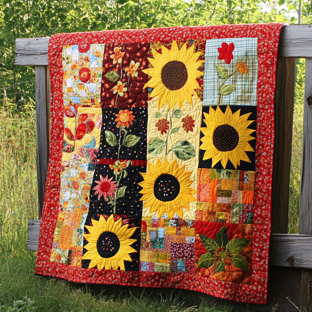 Sunflower DAI130824083 Quilt Blanket