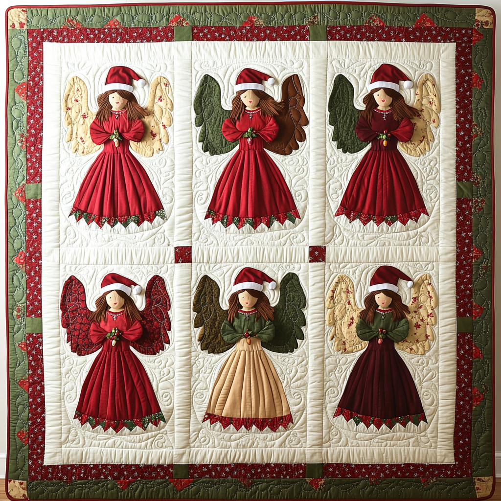 Christmas Angel DAI181124035 Quilt Blanket