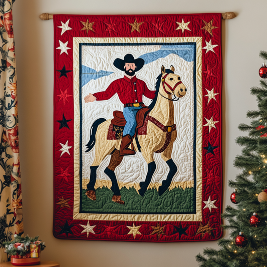 Christmas Cowboy DAI111124438 Quilt Blanket