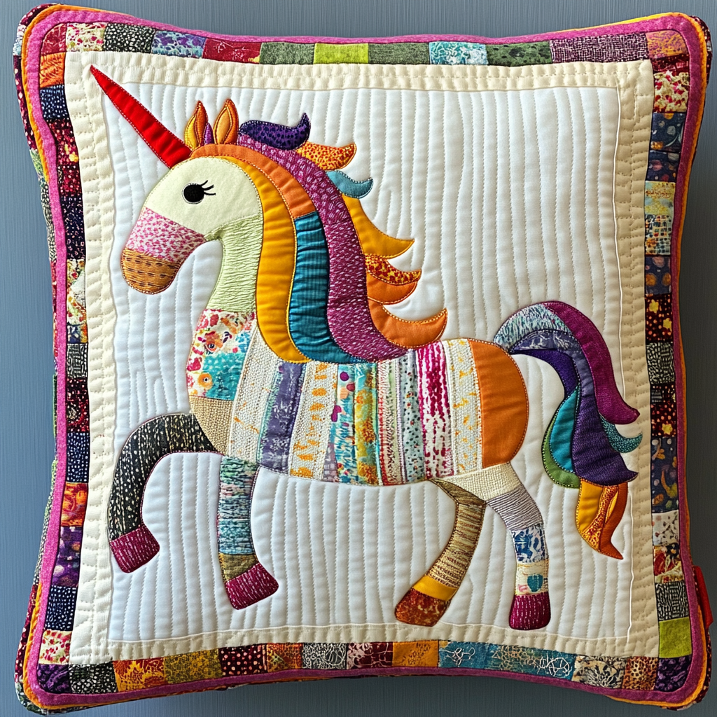 Unicorn DAI181124099 Quilted Pillow Case