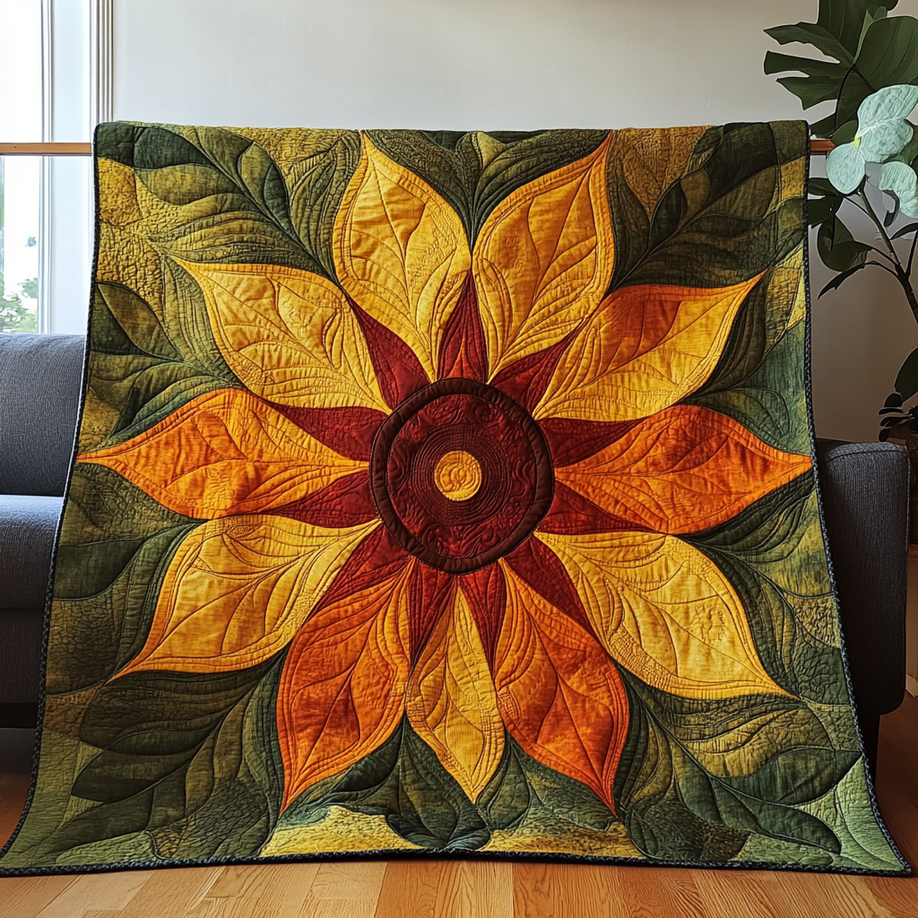 Sunflower DAI070824007 Quilt Blanket