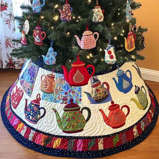 Teapot TAI041024015 Quilted Tree Skirt