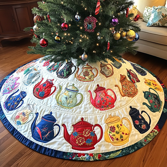 Teapot TAI041024087 Quilted Tree Skirt