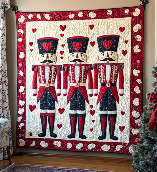 Valentine Nutcracker DAI090125128 Quilt Blanket