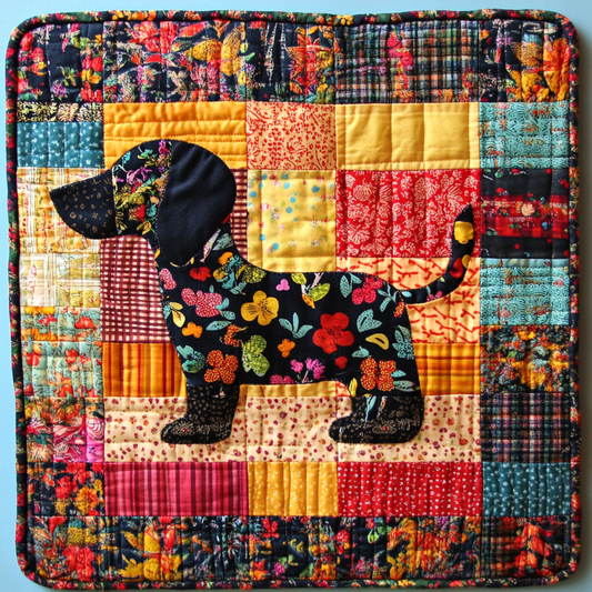 Dachshund DAI190824211 Quilted Placemats