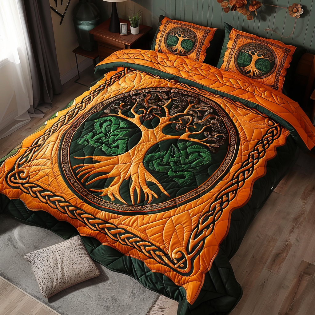 Tree Of Life TAI100724093 Quilt Bedding Set