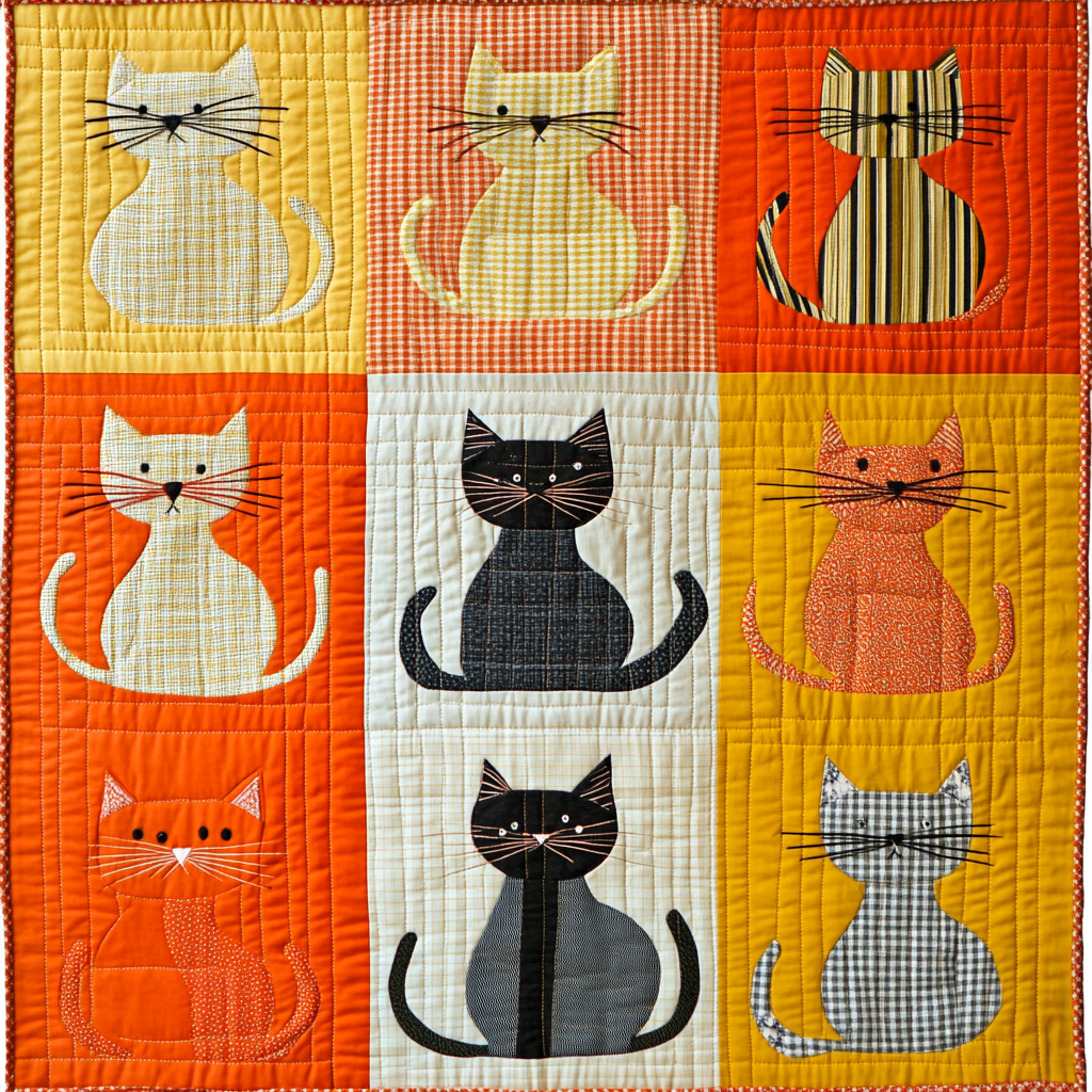 Cat DAI070824020 Quilt Blanket