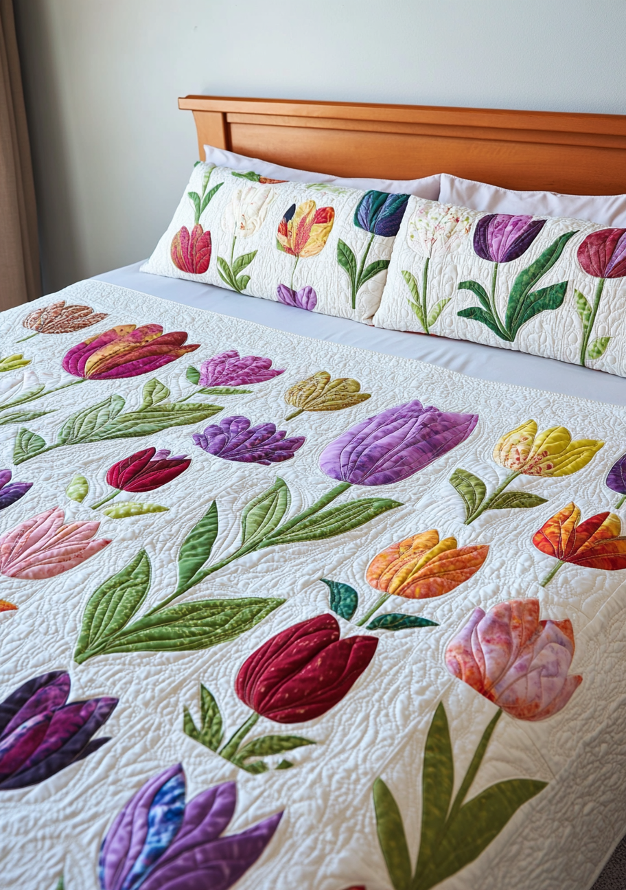 Tulip DAI280824033 Quilt Bedding Set