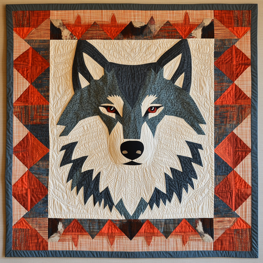 Native American Wolf DAI090924107 Quilt Blanket