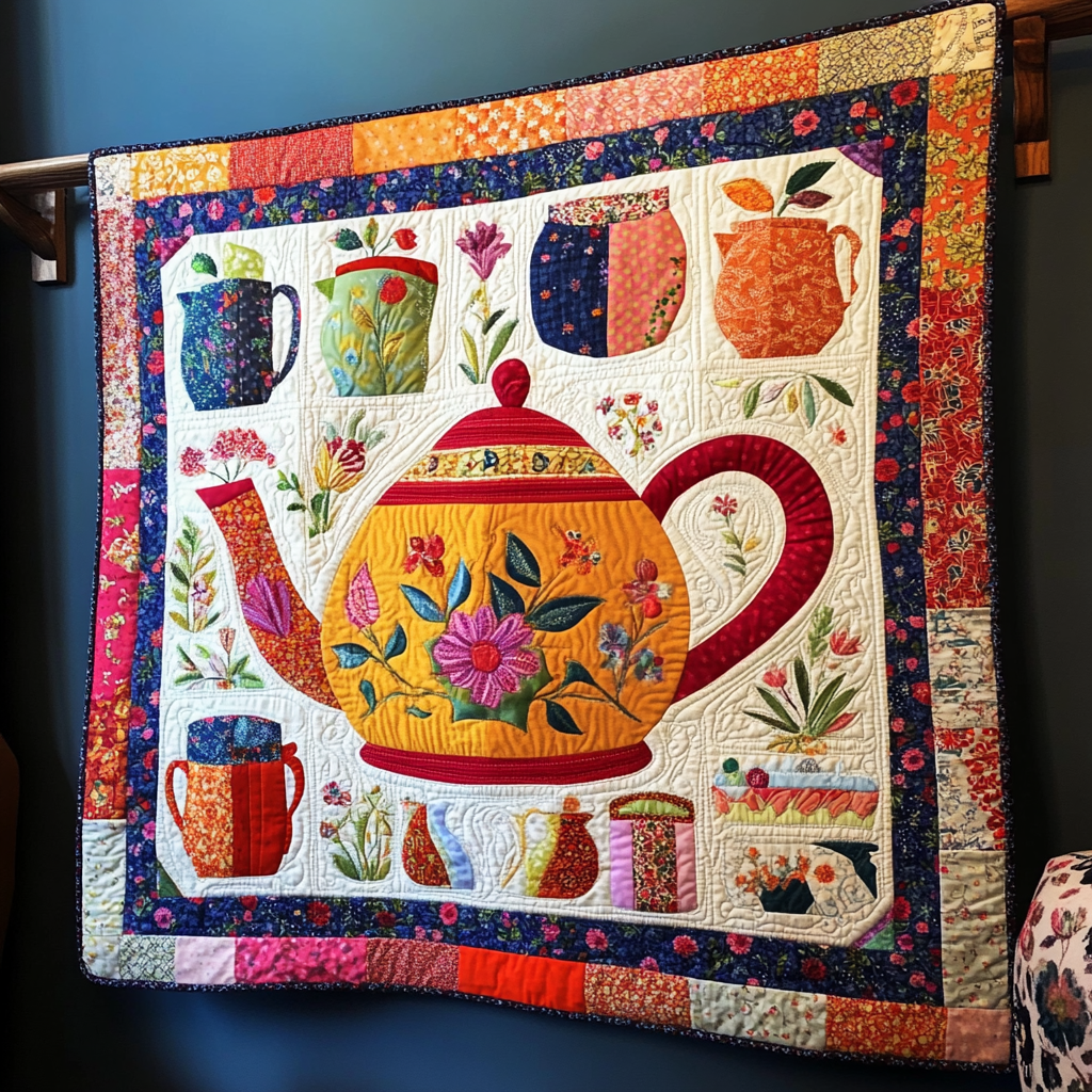 Teapot TAI041024448 Quilt Blanket