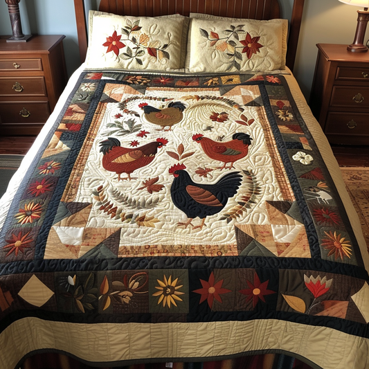 Chicken TAI040624094 Quilt Bedding Set