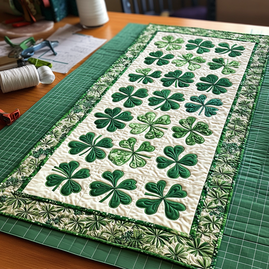 Shamrock TAI121024027 Quilted Table Runner