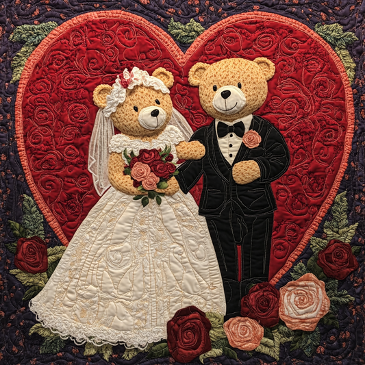 Bear Couple DAI241224311 Quilt Blanket