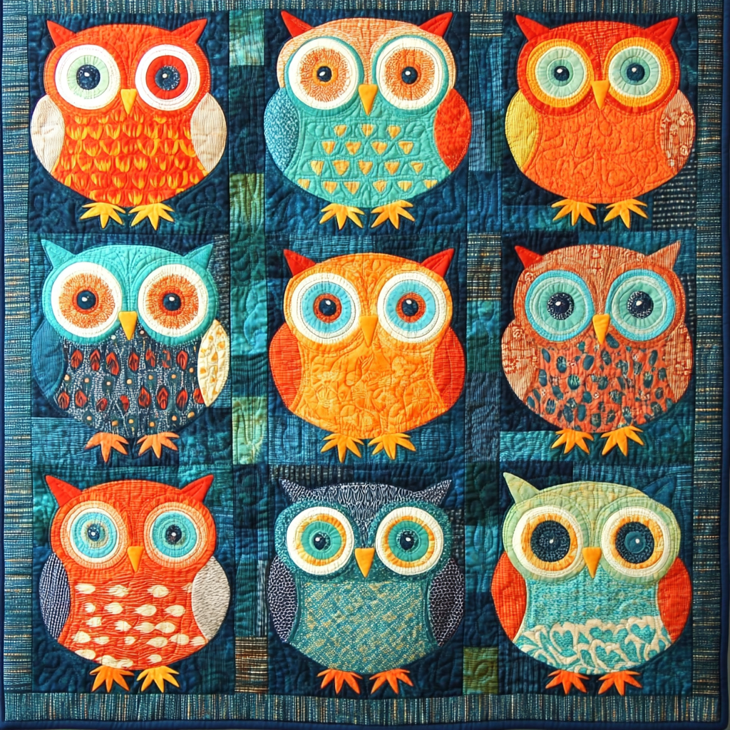 Owl DAI080824005 Quilt Blanket