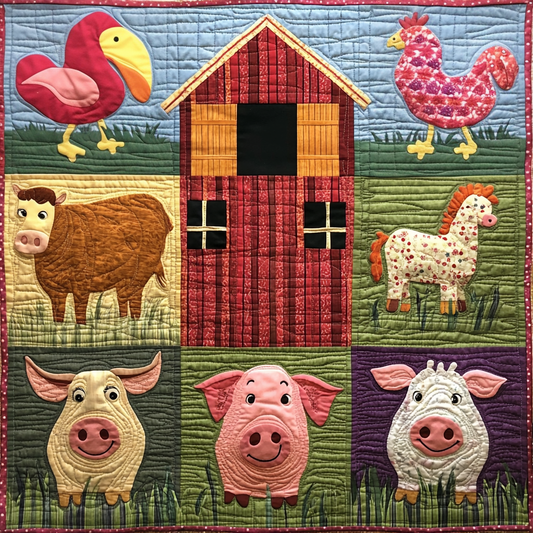 Farm Animal DAI221024110 Quilt Blanket