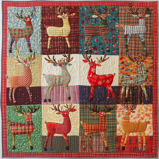 Reindeer DAI190824001 Quilt Blanket