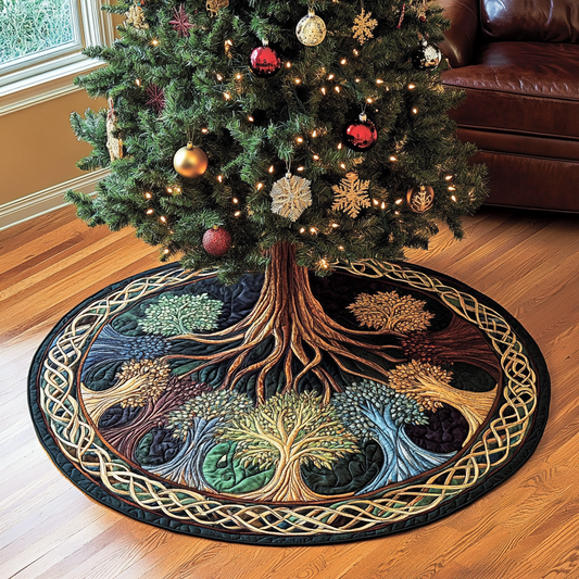 Tree Of Life TAI101224661 Quilted Tree Skirt