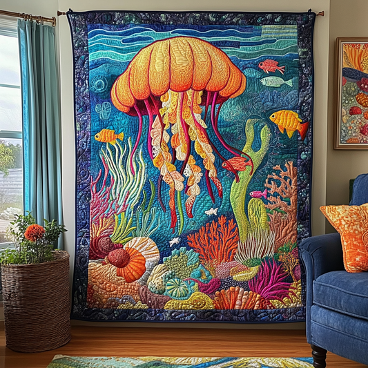 Jellyfish DAI171224042 Quilt Blanket