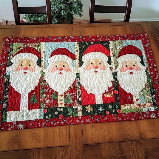 Christmas Santa TAI040924356 Quilted Table Runner