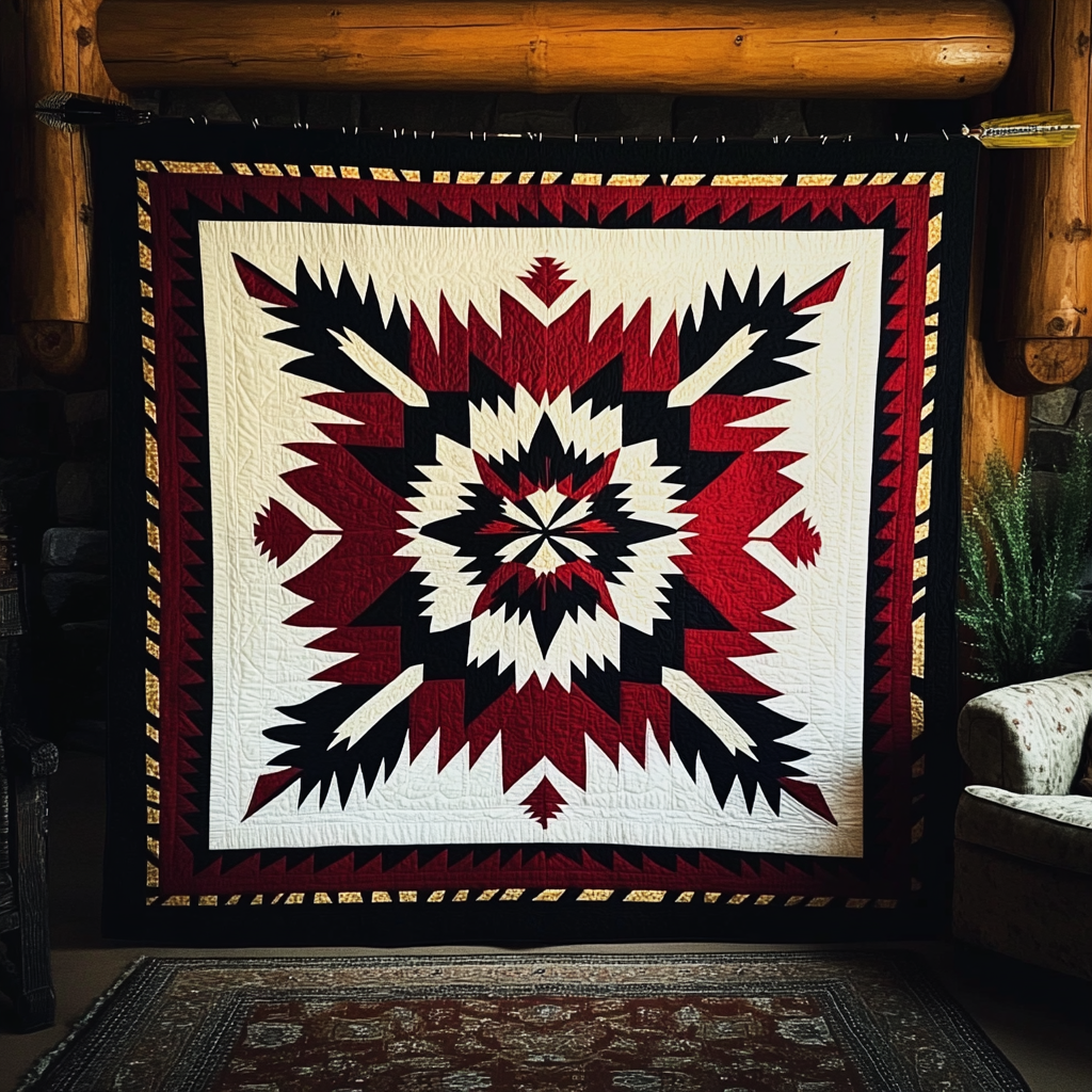 Native American TAI091024190 Quilt Blanket