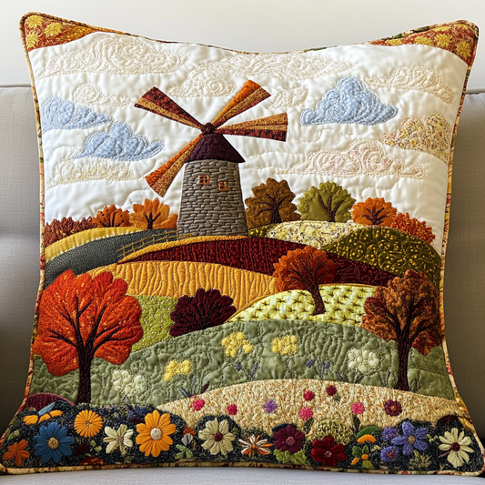 Windmill Field DAI301224130 Quilted Pillow Case