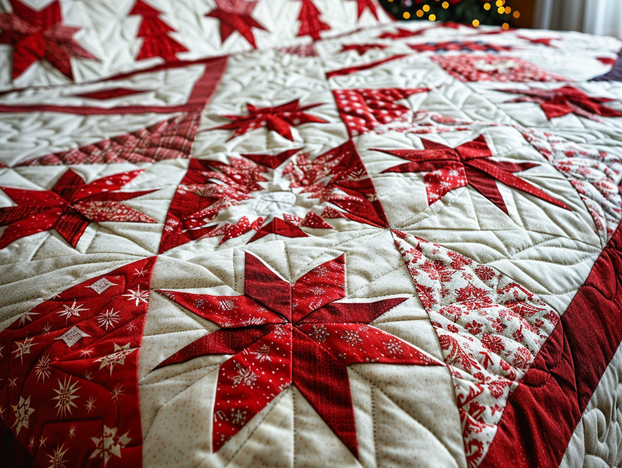 Christmas Star TAI040624042 Quilt Bedding Set