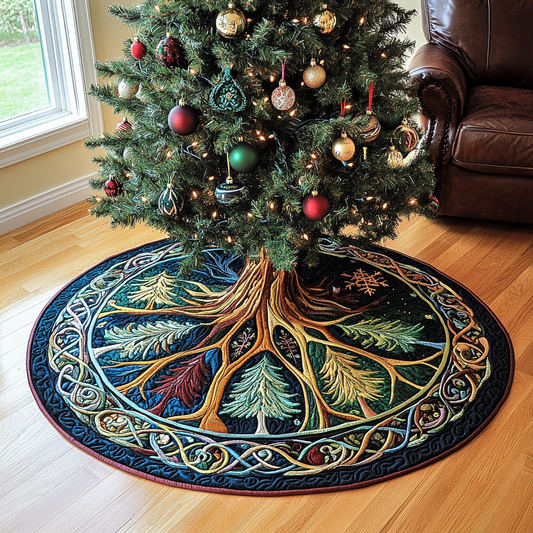 Tree Of Life TAI101224654 Quilted Tree Skirt