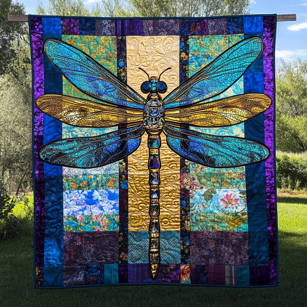 Dragonfly TAI151024422 Quilt Blanket