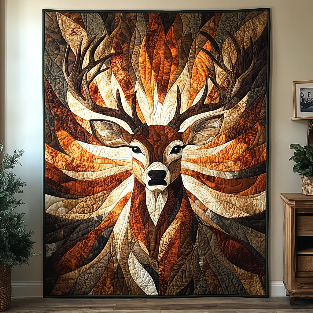 Majestic Deer TAI201124382 Quilt Blanket