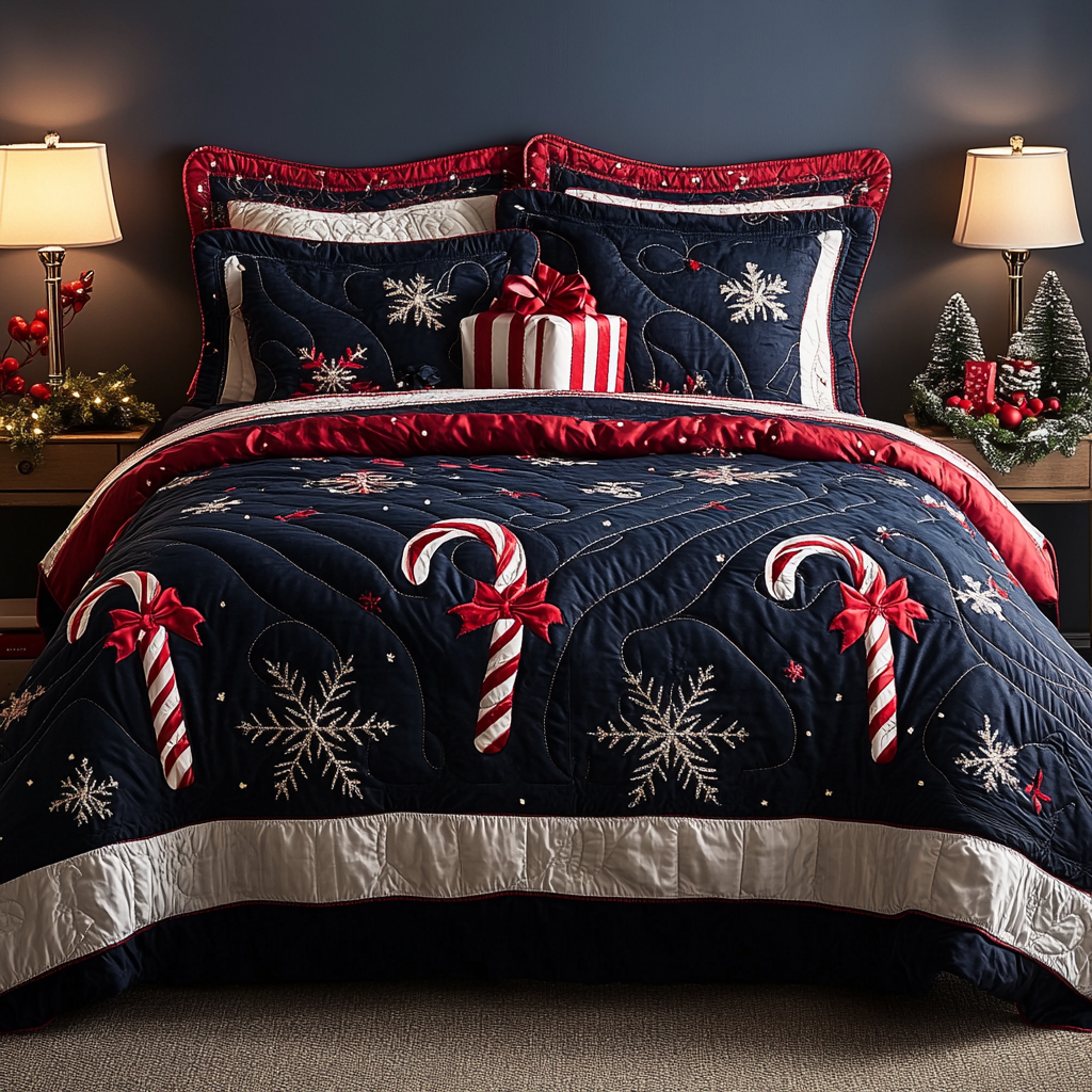 Christmas Vibe TAI111124101 Quilt Bedding Set