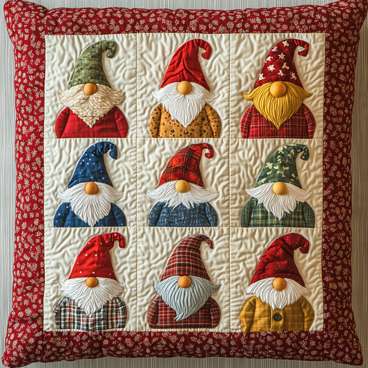 Christmas Gnome DAI230924194 Quilted Pillow Case