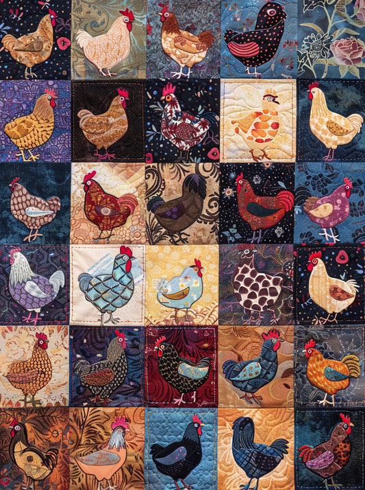 Chicken TAI030524013 Quilt Blanket