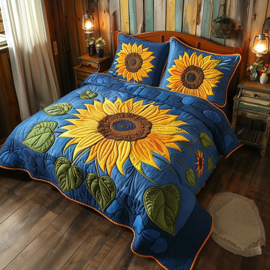 Sunflower TAI170724090 Quilt Bedding Set