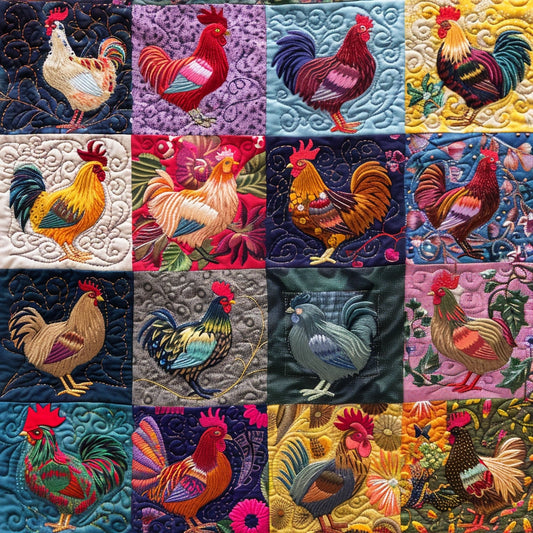 Chicken TAI030524024 Quilt Blanket