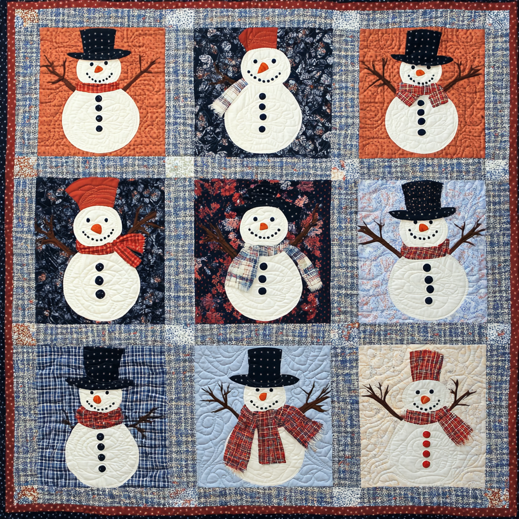 Snowman DAI190824188 Quilt Blanket