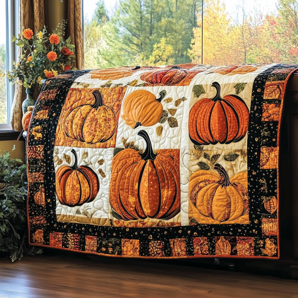 Pumpkin TAI021024020 Quilt Blanket