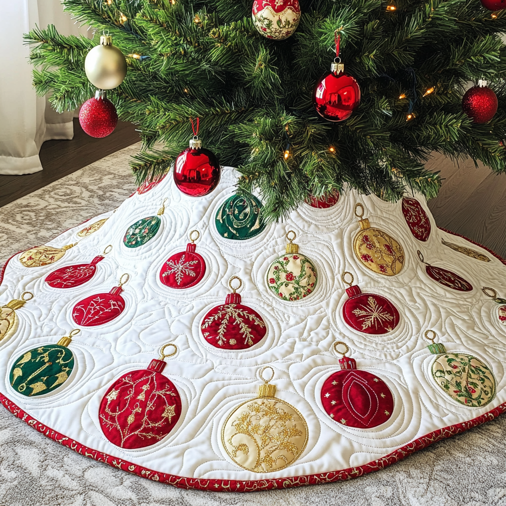 Baubles DAI090924030 Quilted Tree Skirt