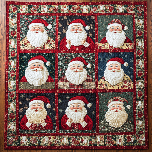 Christmas Santa TAI260924098 Quilt Blanket