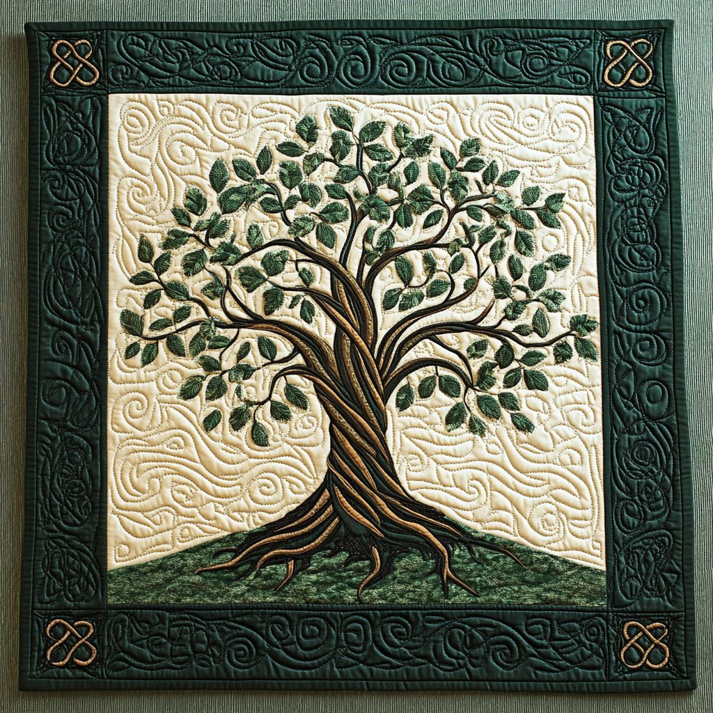 Tree Of Life TAI101224567 Quilted Placemats