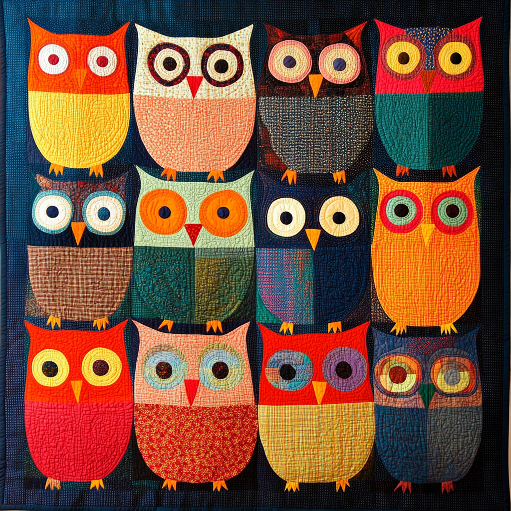 Owl DAI080824003 Quilt Blanket